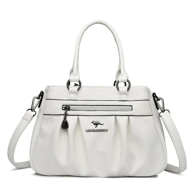 Bolsa Feminina de Couro Legítimo - Roma