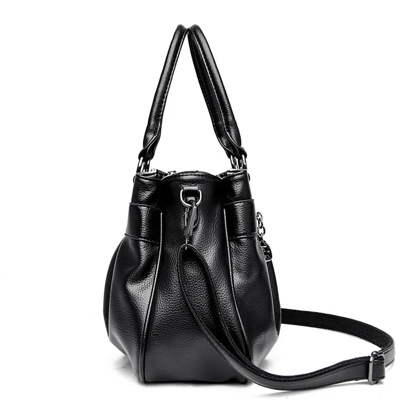Bolsa Feminina de Couro Legítimo - Roma