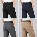 Kit 4 Calças Social Clássica Alfaiataria Gentleman + Brinde Cinto Social Couro