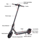 Patinete Elétrico Scooter De Alumínio com App Bluetooth