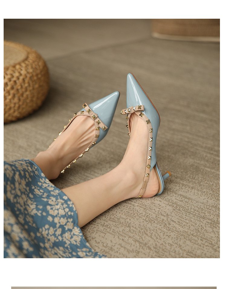 Scarpin Lays Bicolor com Spikes
