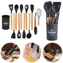 Conjunto de Utensílios de Cozinha 12 Peças de Silicone Castiliani