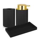 Kit Luxo para Banheiro com Dispenser de Espuma e Organizador Castiliani