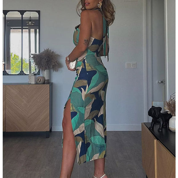 Vestido Melissa  Midi e Frente Unica