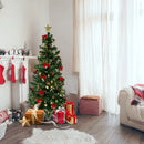 Árvore Natal Pinheiro Premium 200 Galhos Enfeitada Decorada + Kit Completo Enfeites