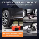 Kit Macaco Elétrico 4 em 1 (Macaco, Compressor de ar Chave de Impacto) 12V