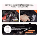 Kit Macaco Elétrico 4 em 1 (Macaco, Compressor de ar Chave de Impacto) 12V