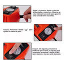 Kit Macaco Elétrico 4 em 1 (Macaco, Compressor de ar Chave de Impacto) 12V