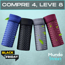 (8 Cuecas Pelo Preço de 4) Cueca Box com Tecido Respirável + Carteira Slim + Relógio All Black