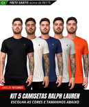 Kit 5 Camisetas Polo Ralph Lauren